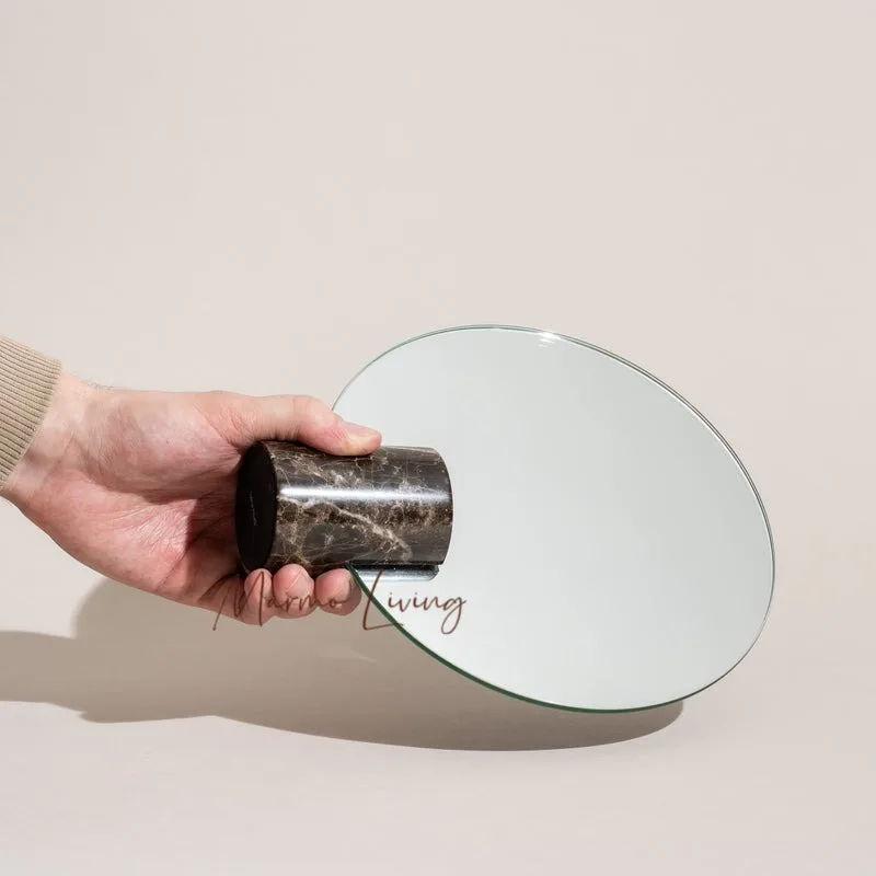 Italian Light Luxury Marble Makeup Mirror Nordic Designer Soft Decoration Model Room Dresser Decorative Decoration Mirror
Italian Light Luxury Marble Makeup Mirror Nordic Designer Soft Decoration Model Room Dresser Decorative Decoration Mirror
