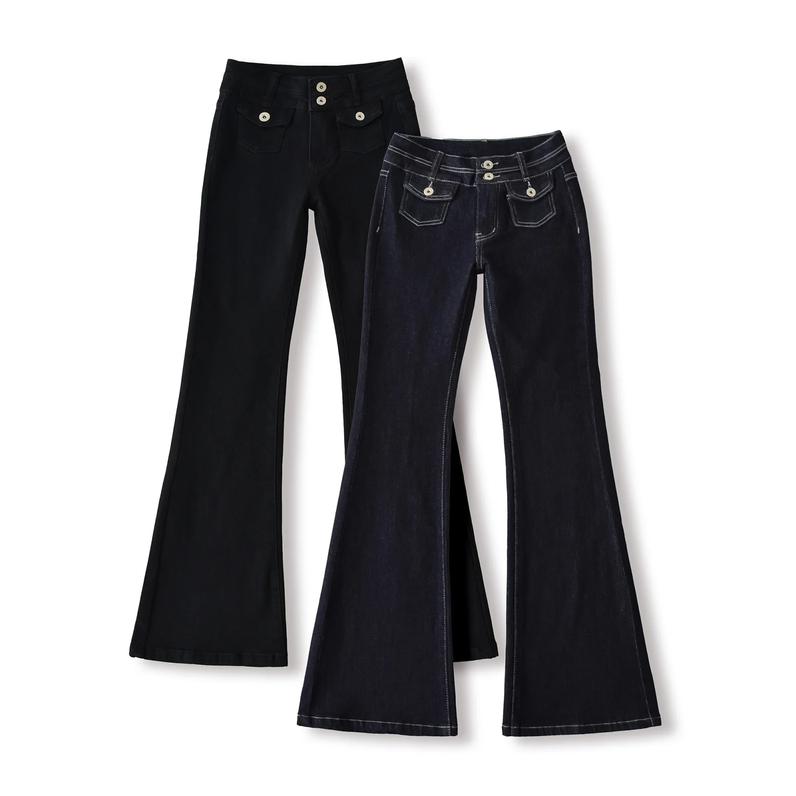 American Style Hot Girl Low Waist Bell Bottom Jeans Pocket Body Shape Denim Casual Long Pants Women's Slim Fit Bootcut Jeans
American Style Hot Girl Low Waist Bell Bottom Jeans Pocket Body Shape Denim Casual Long Pants Women's Slim Fit Bootcut Jeans