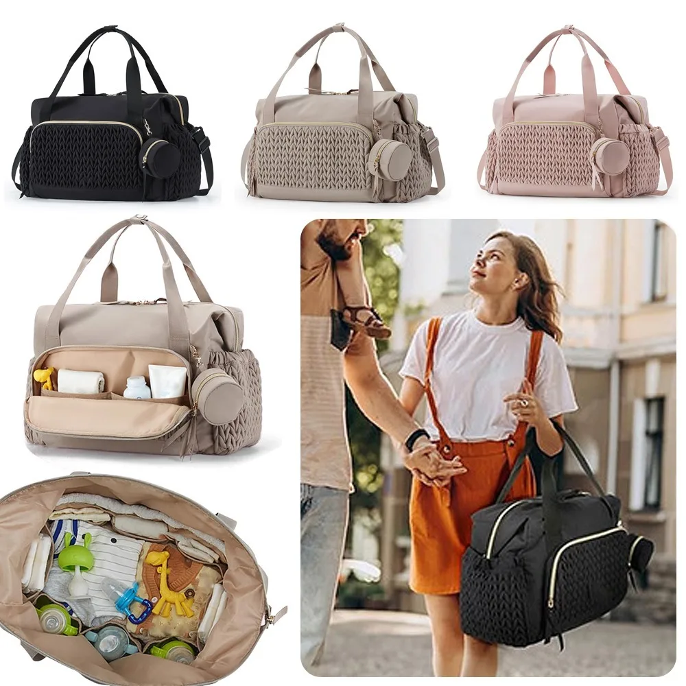 Multifunction Mommy Diaper Bag with Insulated Pocket Changing Pad Large Capacity Baby Diaper Bag Portable
Multifunction Mommy Diaper Bag with Insulated Pocket Changing Pad Large Capacity Baby Diaper Bag Portable