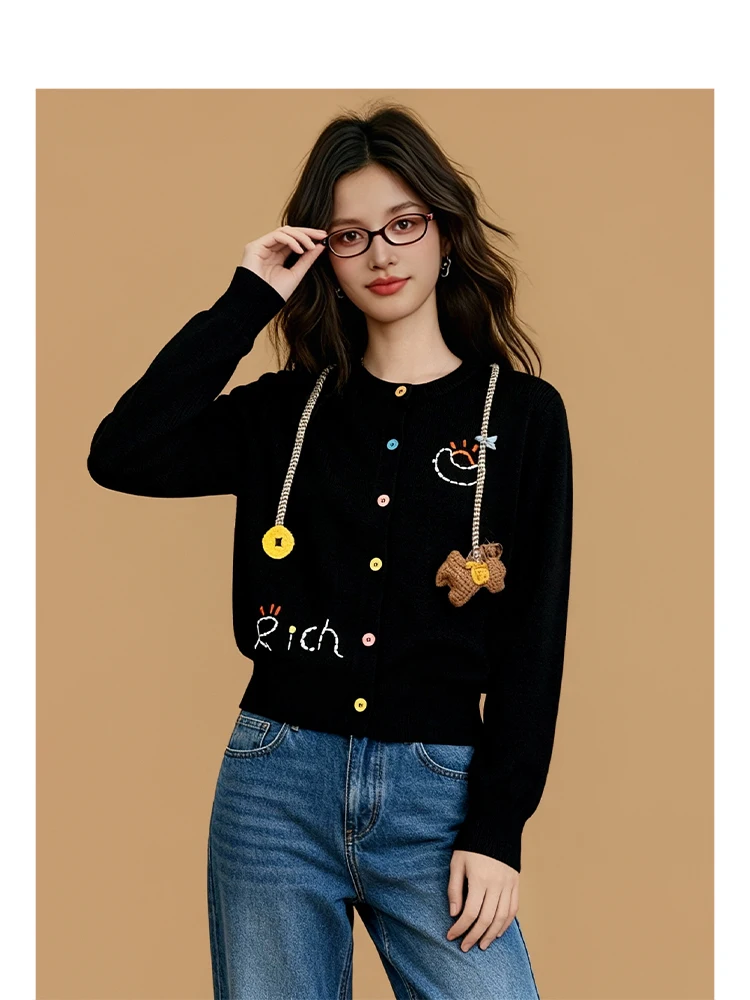 Красный вязаный свитер Forever 2 для женщин, осенне-зимний, модный, повседневный, с длинными рукавами, высоким круглым воротом, двойной застежкой на пуговицах
Красный вязаный свитер Forever 2 для женщин, осенне-зимний, модный, повседневный, с длинными рукавами, высоким круглым воротом, двойной застежкой на пуговицах