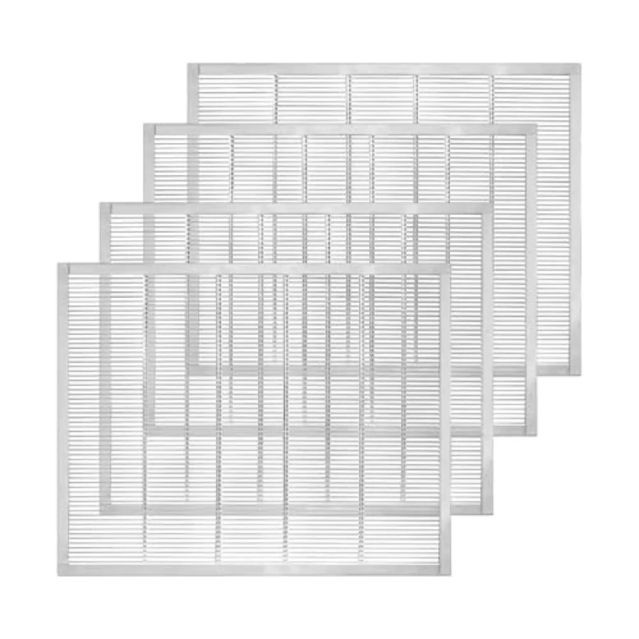 4Pcs Metal Queen Excluder for Hive, Metal Queen Bee Excluder, Queen Bee Frame, Metal Queen Bee Excluder, Beekeeping Equipment M
4Pcs Metal Queen Excluder for Hive, Metal Queen Bee Excluder, Queen Bee Frame, Metal Queen Bee Excluder, Beekeeping Equipment M