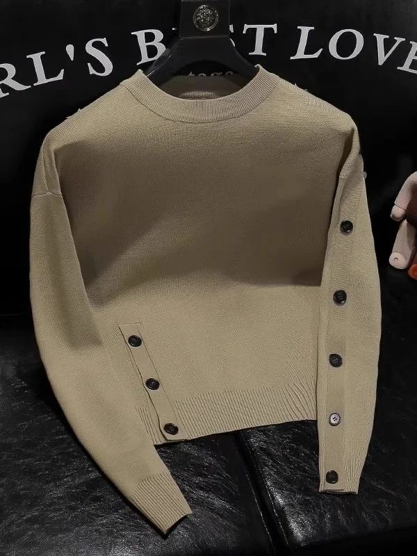 Men's Knitted Sweater Spring Autumn Sle 2025 New Casual Faion Inner Wear Base irt Top High Quali Knitwear
Men's Knitted Sweater Spring Autumn Sle 2025 New Casual Faion Inner Wear Base irt Top High Quali Knitwear