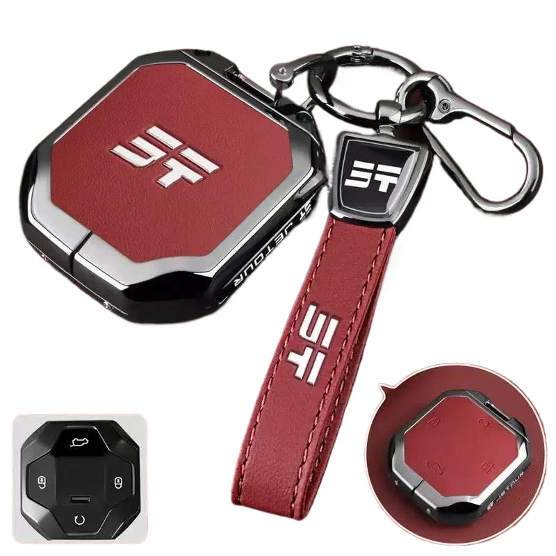 Premium Zinc Alloy Key Cover Case for Jetour T2 / Traveller CDM / Freedom / Chery Shanhai T1 (2026) - Protective Key Fob Shell
Premium Zinc Alloy Key Cover Case for Jetour T2 / Traveller CDM / Freedom / Chery Shanhai T1 (2026) - Protective Key Fob Shell