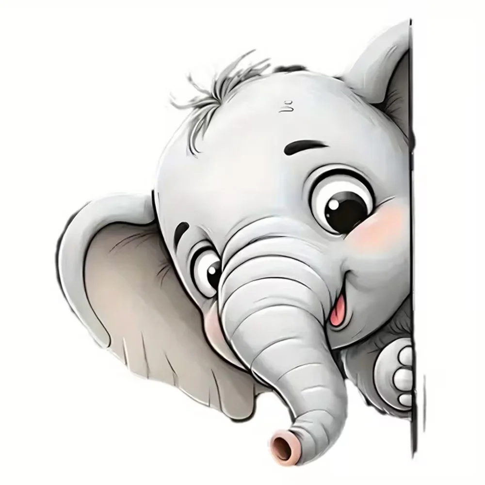 Cute Cartoon Elephant Vinyl Sticker, elf-Adhesive Vinyl Car Bumper Sticker & Window Decal for Home, Life, and Fishing Theme,
Cute Cartoon Elephant Vinyl Sticker, elf-Adhesive Vinyl Car Bumper Sticker & Window Decal for Home, Life, and Fishing Theme,