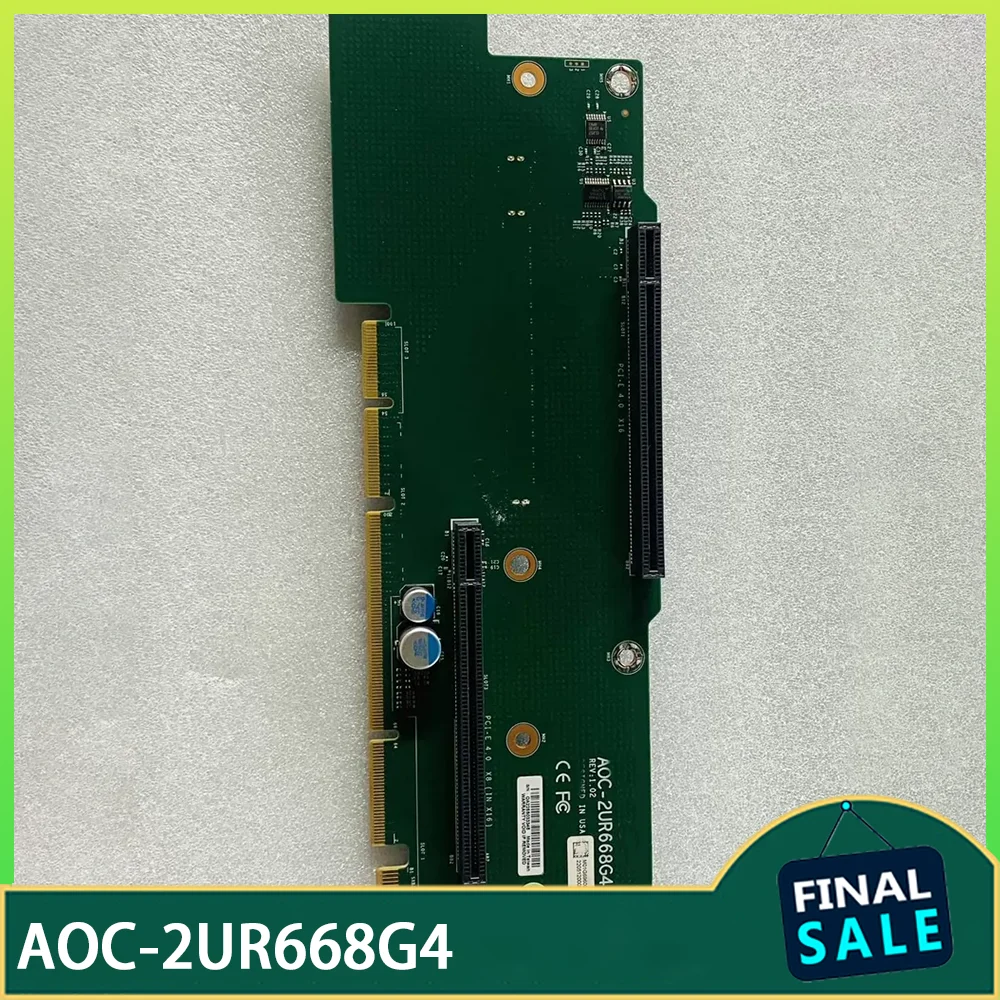 PCIE 4.0 Expansion Card AOC-2UR668G4
PCIE 4.0 Expansion Card AOC-2UR668G4