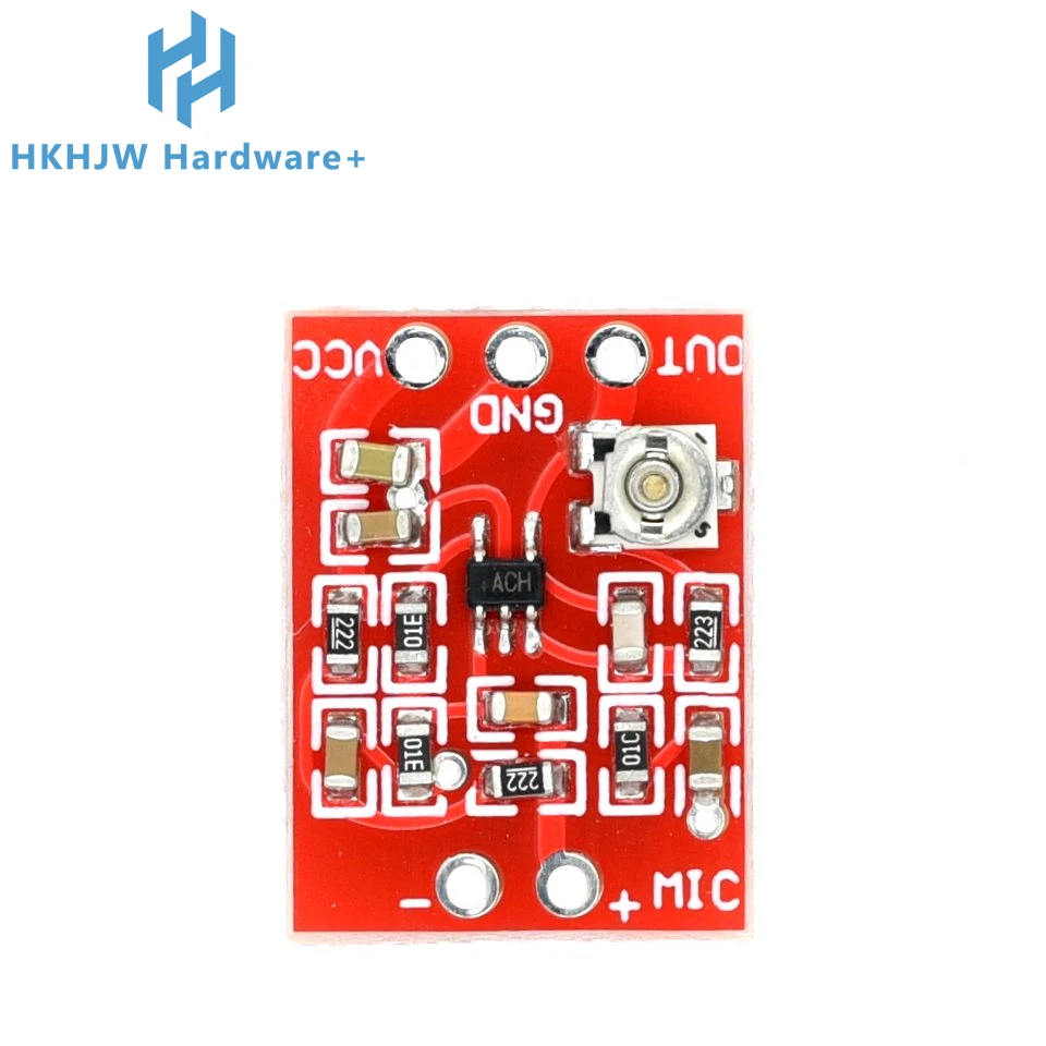 MAX4466 Electret Microphone Preamplifier Module with SSM2167 Voice Compression Amp Sound Amplifier Board
MAX4466 Electret Microphone Preamplifier Module with SSM2167 Voice Compression Amp Sound Amplifier Board