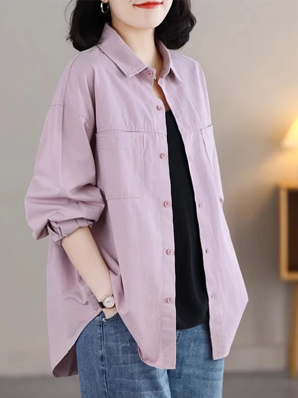 Весенне-осеннее повседневное пальто-рубашка в корейском стиле с воротником, свободного кроя, стройнящее, универсальное, классическое, в стиле ретро, с длинными рукавами
Весенне-осеннее повседневное пальто-рубашка в корейском стиле с воротником, свободного кроя, стройнящее, универсальное, классическое, в стиле ретро, с длинными рукавами