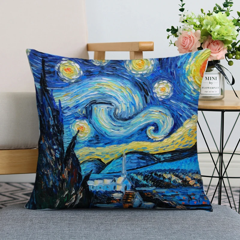 Pillows Decor Van Gogh Decorative Pillow Cases 40x40 Bed Pillow Cover Cushion Covers Sofa Ornamental Pillows for Living Room
Pillows Decor Van Gogh Decorative Pillow Cases 40x40 Bed Pillow Cover Cushion Covers Sofa Ornamental Pillows for Living Room