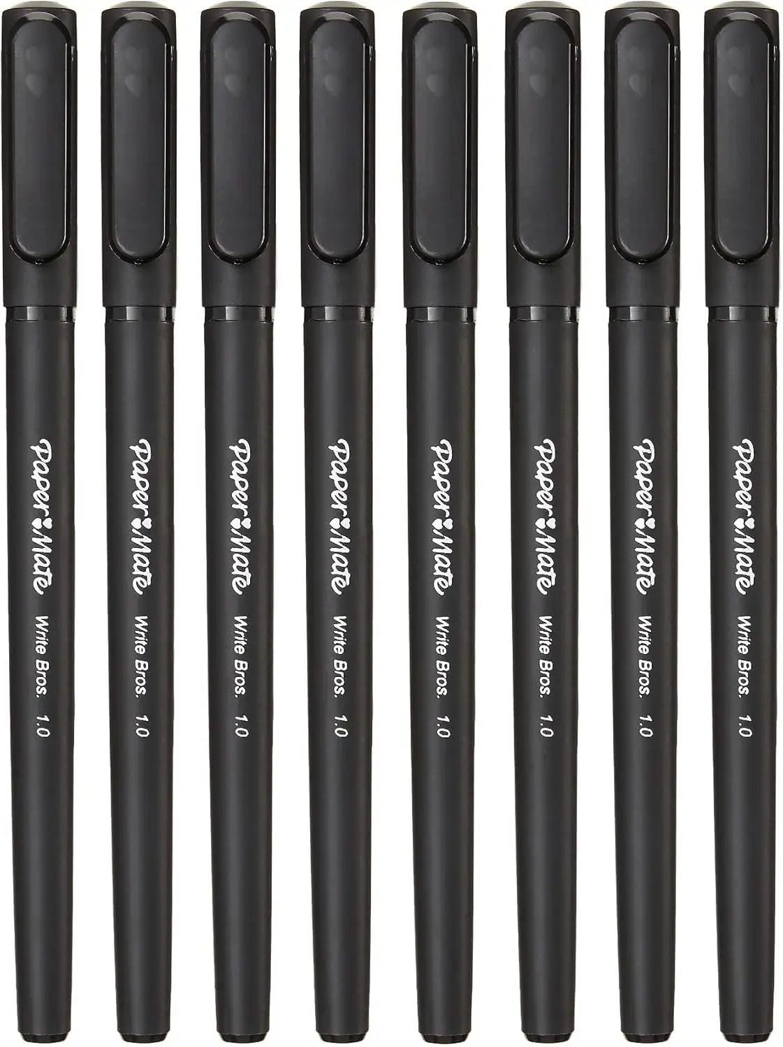 Ballpoint Stick Pen, Black Ink, 1mm Medium Point, 8 Pack - Smooth Writing, Pocket Clip
Ballpoint Stick Pen, Black Ink, 1mm Medium Point, 8 Pack - Smooth Writing, Pocket Clip