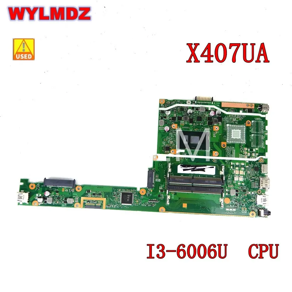 Материнская плата для ноутбука X407UA с процессором i3-6006U, с диагональю 100% дюйма
Материнская плата для ноутбука X407UA с процессором i3-6006U, с диагональю 100% дюйма