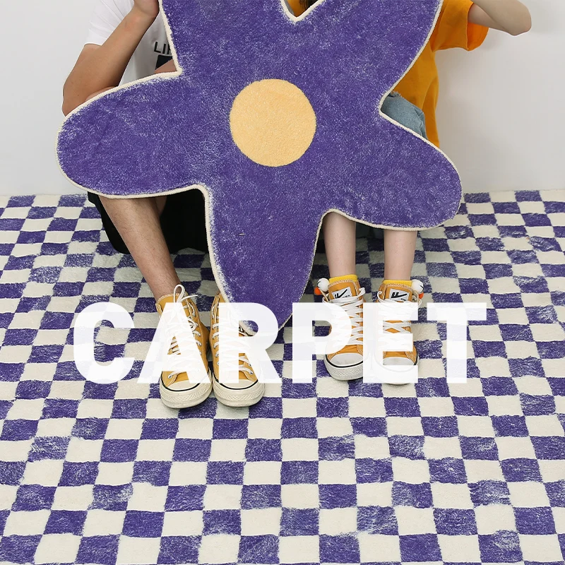 Bedroom Rugs Creative Design Checkerboard Classic Large Area Living Room Carpet Modern Plaid Fluffy Room Decor Coffee Table Mat
Bedroom Rugs Creative Design Checkerboard Classic Large Area Living Room Carpet Modern Plaid Fluffy Room Decor Coffee Table Mat