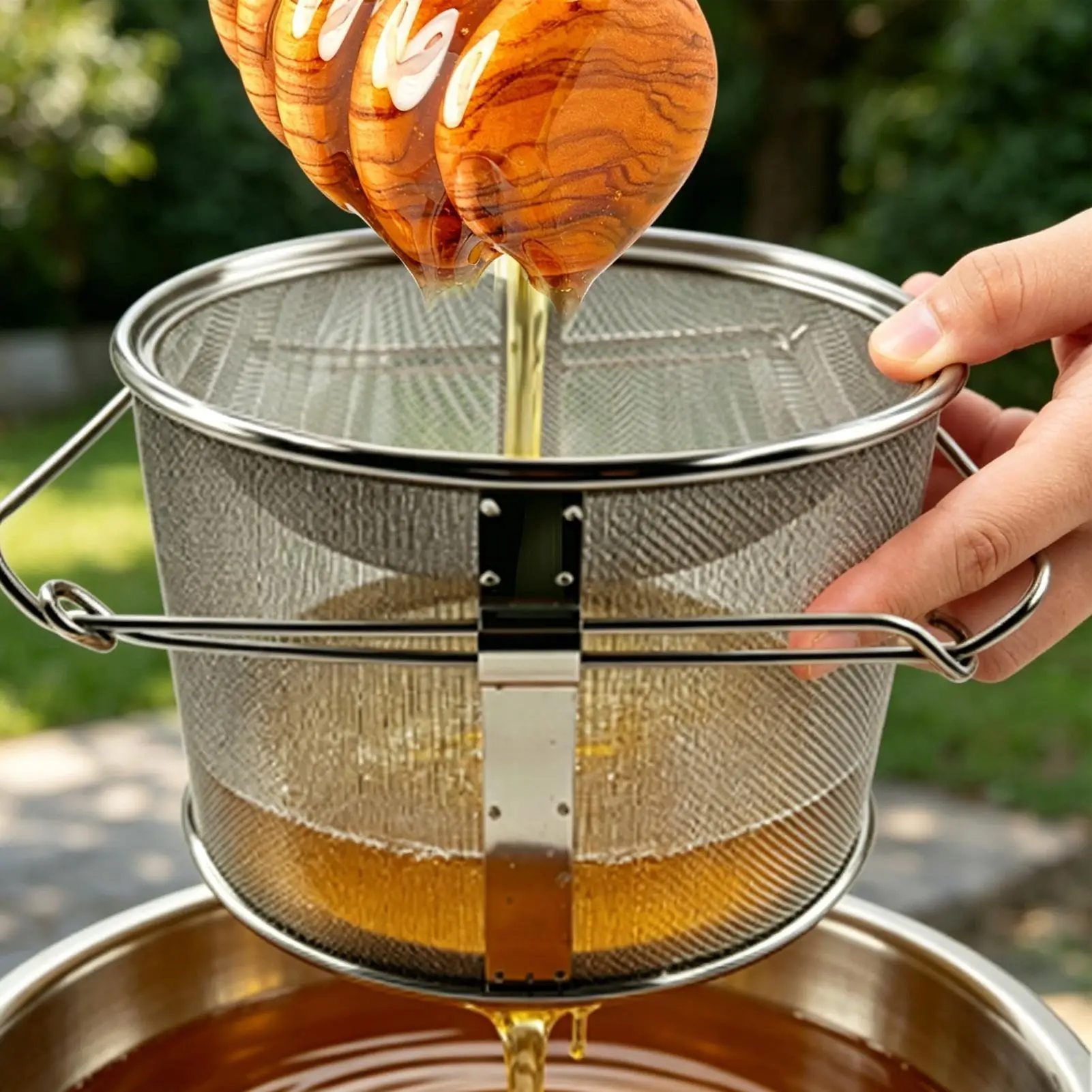 Honey Filter Strainer Stainless Steel Beekeeping Extractor Honey Harvesting Equipment For Beekeepers Kitchen Food Cooking Butter
Honey Filter Strainer Stainless Steel Beekeeping Extractor Honey Harvesting Equipment For Beekeepers Kitchen Food Cooking Butter