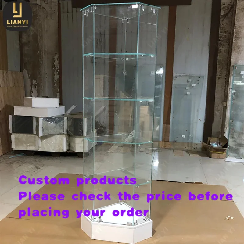 custom.Space-saving illuminated corner glass display cabinet, safe and elegant display rack
custom.Space-saving illuminated corner glass display cabinet, safe and elegant display rack