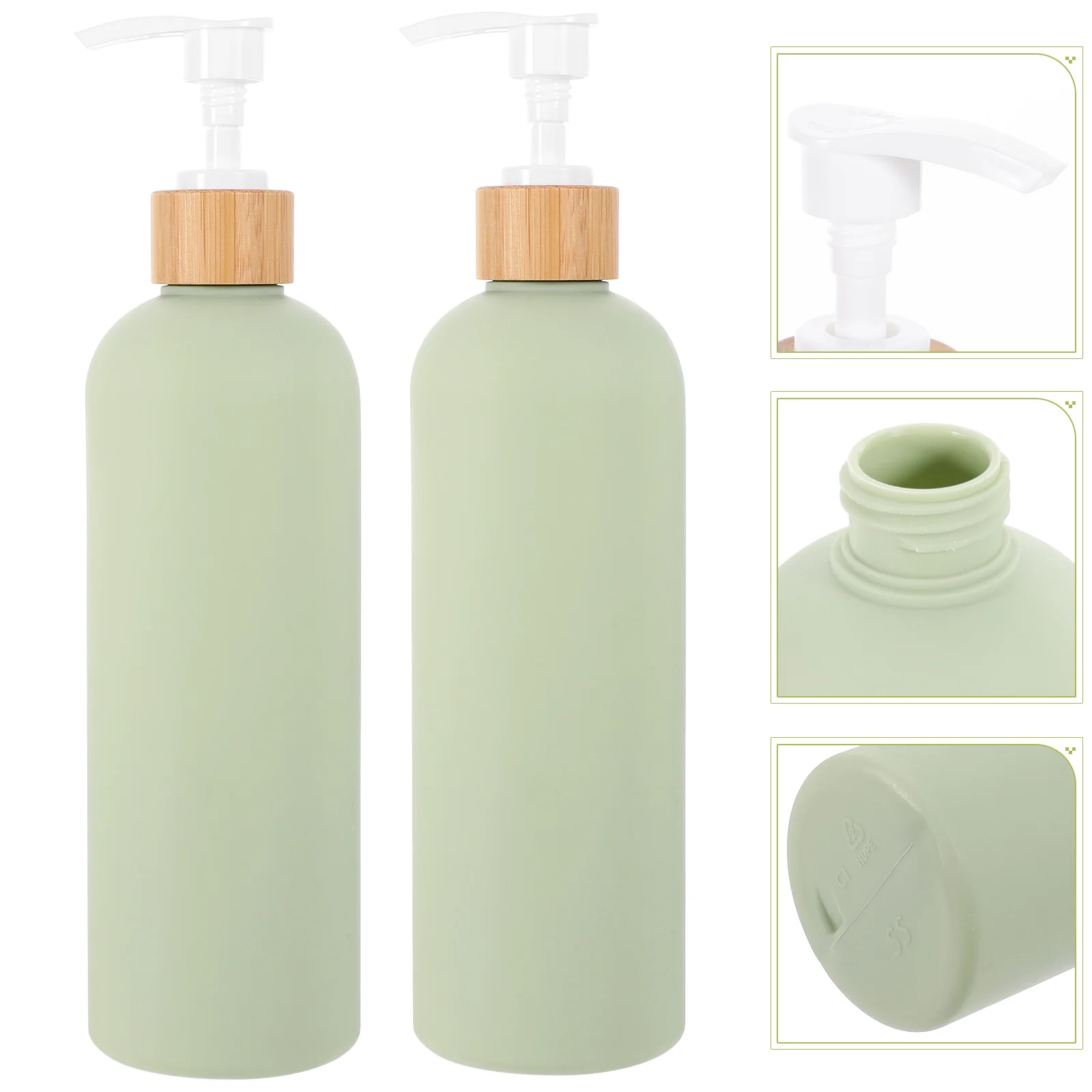 2pcs Plastic Bamboo Dispenser Bottles 400Ml Refillable Pump Soap Shampoo Lotion Dispensers Leakproof Multi-Functional Home
2pcs Plastic Bamboo Dispenser Bottles 400Ml Refillable Pump Soap Shampoo Lotion Dispensers Leakproof Multi-Functional Home