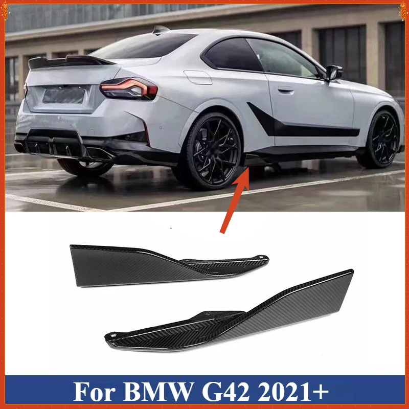 For BMW 2 Series G42 M240 2021+ Dry Carbon Fiber Side Skirts Splitters Cupwings Winglets Canards Apron Upgrade body kit
For BMW 2 Series G42 M240 2021+ Dry Carbon Fiber Side Skirts Splitters Cupwings Winglets Canards Apron Upgrade body kit