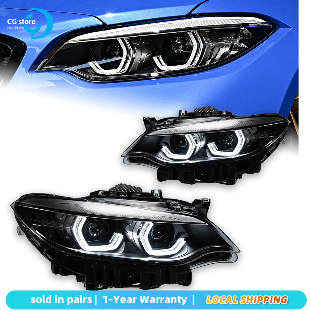 CG Car Styling Built in LED bulb Headlight Assembly for BMW 2 Series F22 F23 M2 2013-2020 Front Lamps Auto Accessories
CG Car Styling Built in LED bulb Headlight Assembly for BMW 2 Series F22 F23 M2 2013-2020 Front Lamps Auto Accessories