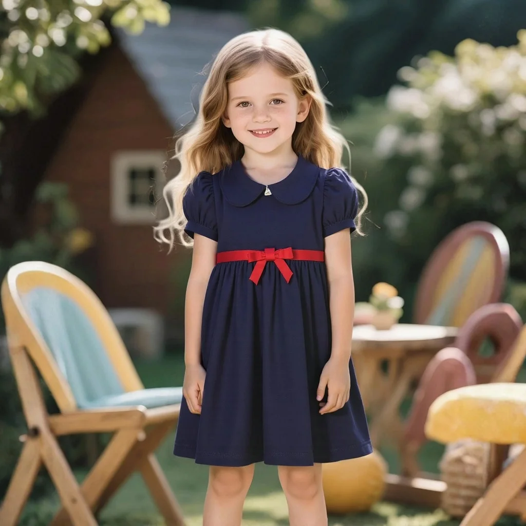 Платье для девочек, летнее платье с короткими рукавами, белое, темно-синее, с принтом, повседневное платье, милый воротник, плетеный пояс, бант, элегантная уличная детская одежда 
Платье для девочек, летнее платье с короткими рукавами, белое, темно-синее, с принтом, повседневное платье, милый воротник, плетеный пояс, бант, элегантная уличная детская одежда