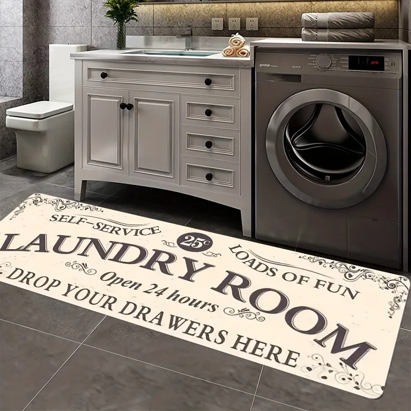 Non-Slip Door Mat Laundry Room Floor Entrance Doormat S Bathroom Kitchen Decor Rug Carpet Letter Alfombras
Non-Slip Door Mat Laundry Room Floor Entrance Doormat S Bathroom Kitchen Decor Rug Carpet Letter Alfombras