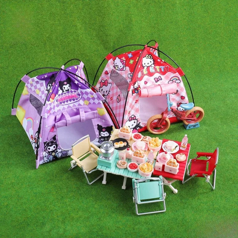 Miniature Camping Tent Set Glamping Dollhouse Furniture with Picnic Table Bicycle & Pretend Food 1:12 Tiny Tent Playset for Kids
Miniature Camping Tent Set Glamping Dollhouse Furniture with Picnic Table Bicycle & Pretend Food 1:12 Tiny Tent Playset for Kids