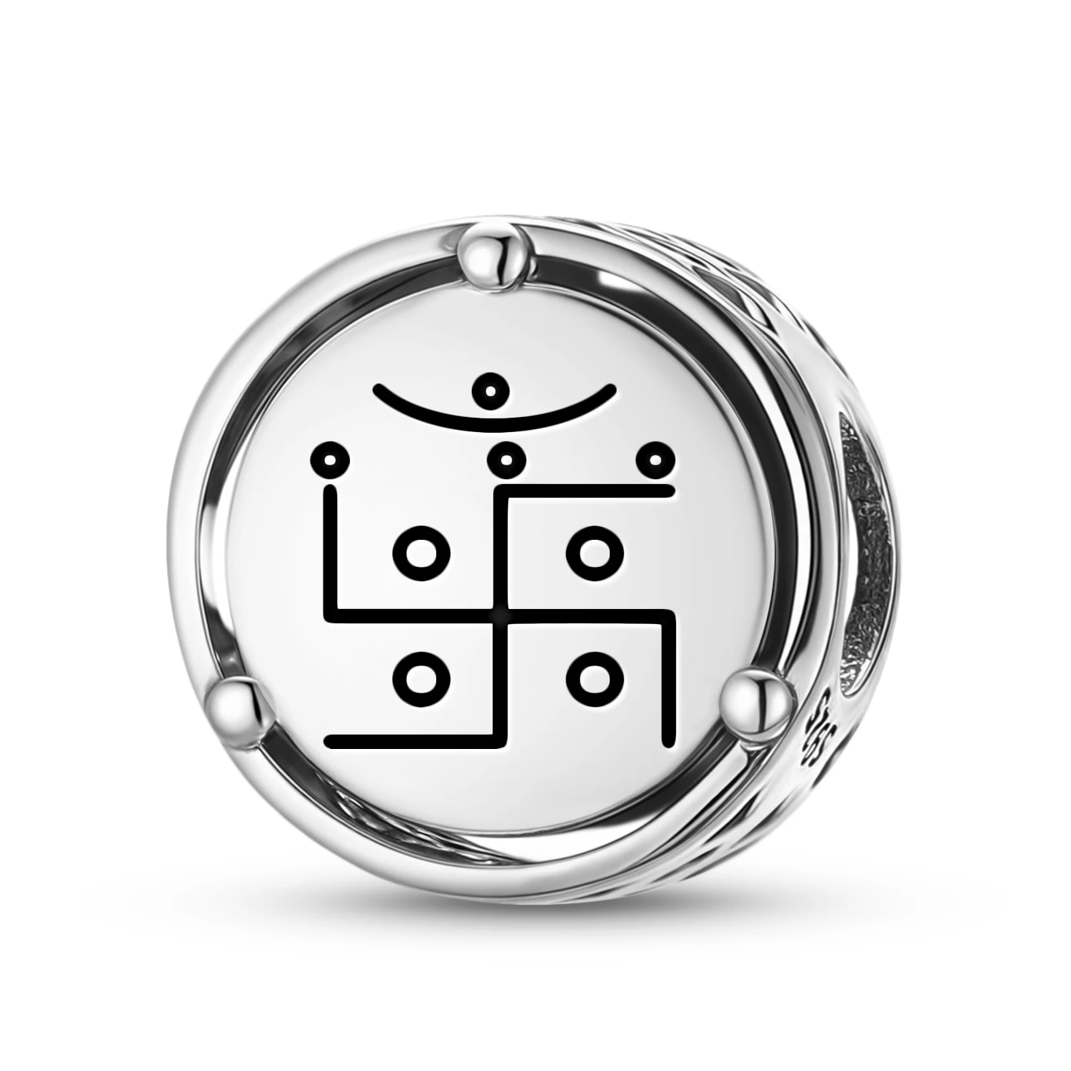 Серебряный шарм 925 пробы «Свастика» (джайнистский символ) для оригинального браслета, аксессуар для самостоятельного изготовления украшений, семейный бусинный элемент
Серебряный шарм 925 пробы «Свастика» (джайнистский символ) для оригинального браслета, аксессуар для самостоятельного изготовления украшений, семейный бусинный элемент