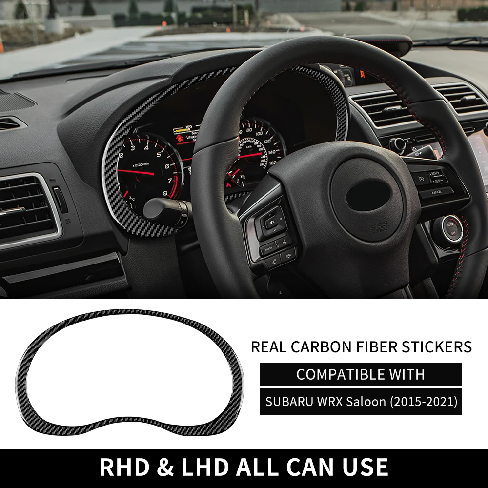 Real Carbon Fiber Sticker For Subaru WRX 2015-2021 LHD RHD Car Speedometer Dashboard Gauge Cluster Trim Interior Accessories
Real Carbon Fiber Sticker For Subaru WRX 2015-2021 LHD RHD Car Speedometer Dashboard Gauge Cluster Trim Interior Accessories