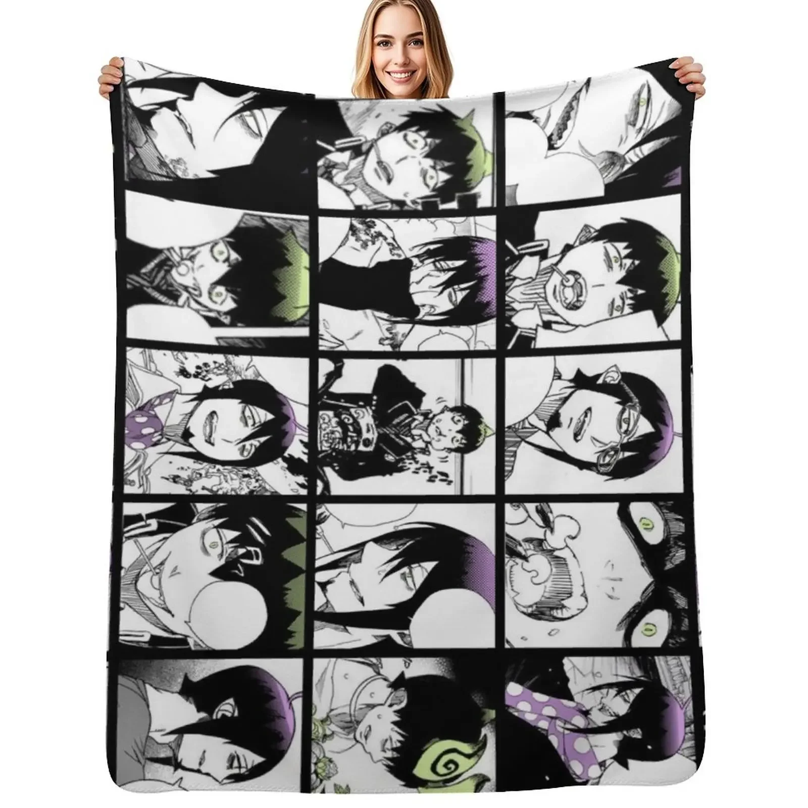 Blue Exorcist Mephisto Amaimon Manga Panels Throw Blanket blankets ands Kid'S For Baby Blanket
Blue Exorcist Mephisto Amaimon Manga Panels Throw Blanket blankets ands Kid'S For Baby Blanket