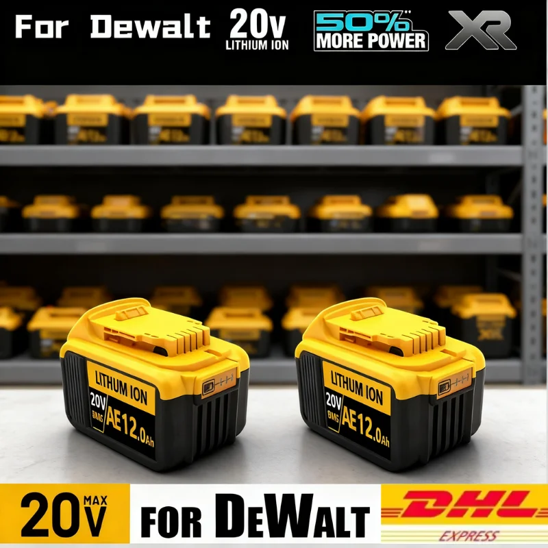 2025 New High-power For DEWALT 3AH 6AH 12AH DCB203 18V 20V 60V Lithium-ion Battery For Dewalt DCB206 DCB205 DCB204
2025 New High-power For DEWALT 3AH 6AH 12AH DCB203 18V 20V 60V Lithium-ion Battery For Dewalt DCB206 DCB205 DCB204
