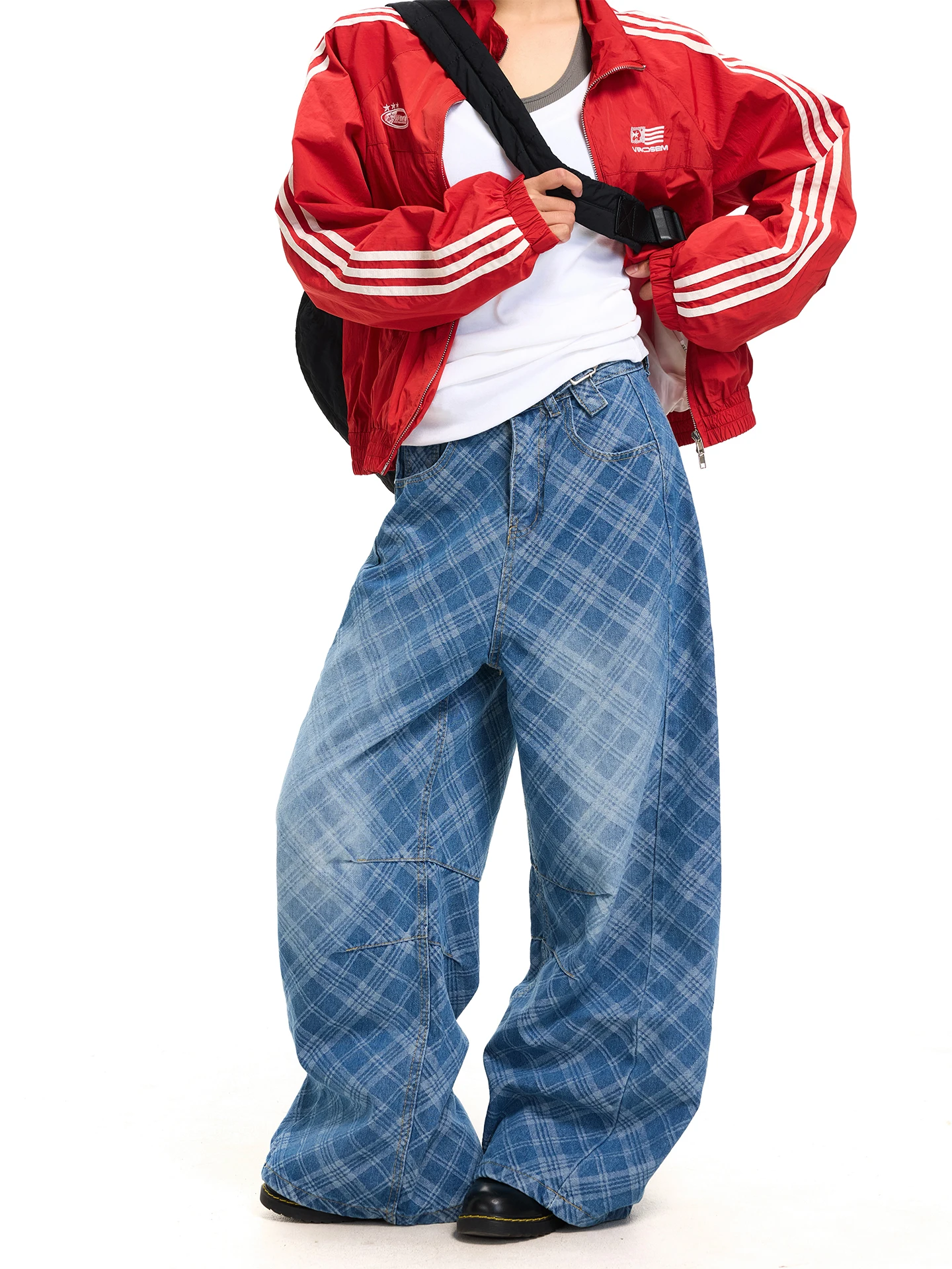 Джинсы женские Chen Stiy Old Store в американском ретро-стиле, клетчатые, с эффектом потертости, плиссированные, свободного кроя, длинные
Джинсы женские Chen Stiy Old Store в американском ретро-стиле, клетчатые, с эффектом потертости, плиссированные, свободного кроя, длинные