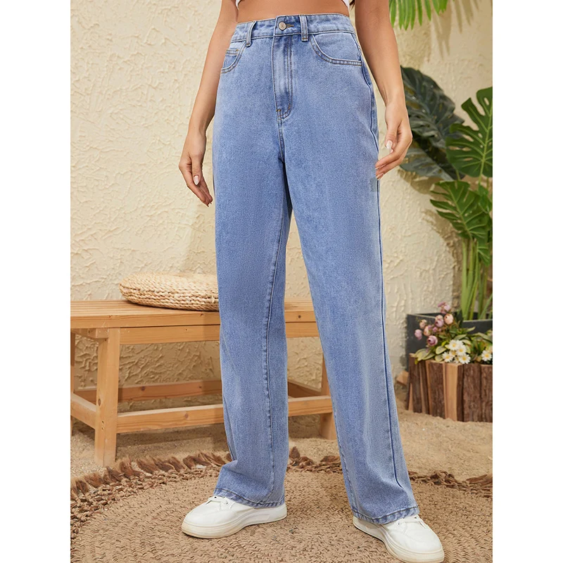 Woman High Waist Vintage Gothic Jeans Lady Fashion Streetwear Casual Straight Leg Pants Girls Cutecore Blue Loose Denim Trousers
Woman High Waist Vintage Gothic Jeans Lady Fashion Streetwear Casual Straight Leg Pants Girls Cutecore Blue Loose Denim Trousers