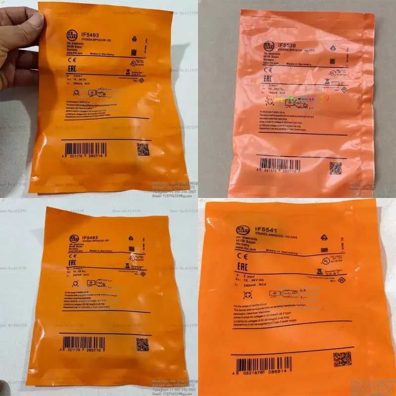 1PC IF5539 IF5508 IF5493 IF5636 IF6015 IF5539 IF5541 IF5514 IF5544 Inductive Proximity Switch Sensor New High Quality
1PC IF5539 IF5508 IF5493 IF5636 IF6015 IF5539 IF5541 IF5514 IF5544 Inductive Proximity Switch Sensor New High Quality