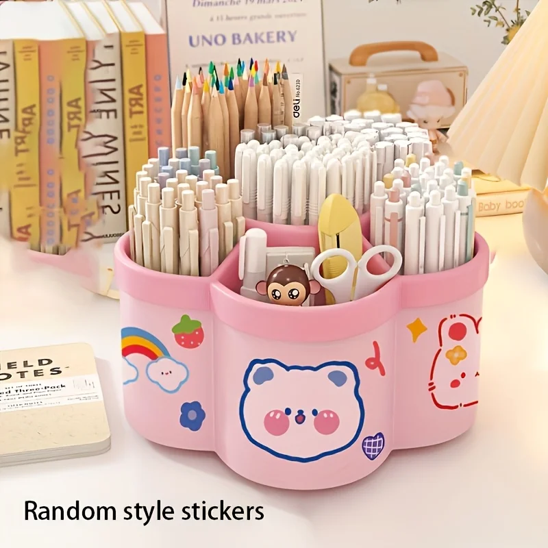 Милый вращающийся на 360 градусов держатель для ручек большой емкости, многофункциональный органайзер для офисных канцелярских принадлежностей, подходящий для ручек, потому что
Милый вращающийся на 360 градусов держатель для ручек большой емкости, многофункциональный органайзер для офисных канцелярских принадлежностей, подходящий для ручек, потому что