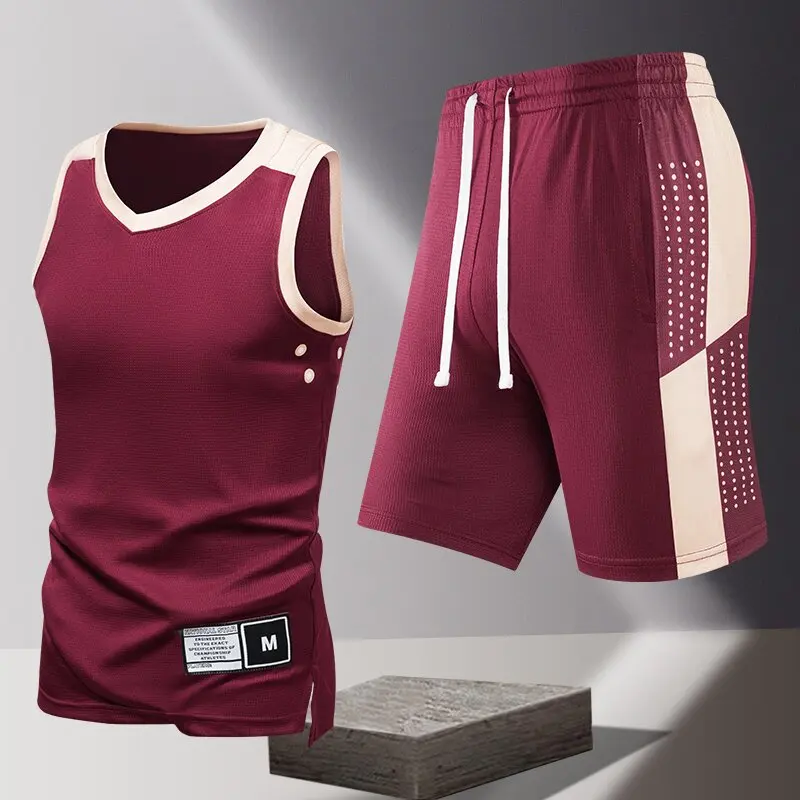 New Summer Fashionable Sports Ice Silk Running Fitness Tank Top Set Men's Casual Loose Plus Size High Quality Two-Piece Set
New Summer Fashionable Sports Ice Silk Running Fitness Tank Top Set Men's Casual Loose Plus Size High Quality Two-Piece Set