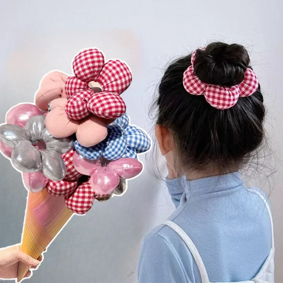 Children Korean Exaggerated Oversized Slivery Black Flower Scrunchie Headdress Women Girls Trendy Design Elastic Hair Band HP01
Children Korean Exaggerated Oversized Slivery Black Flower Scrunchie Headdress Women Girls Trendy Design Elastic Hair Band HP01
