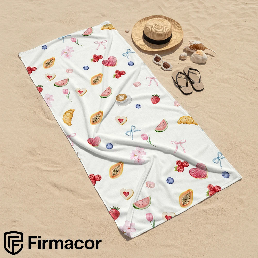Sweet Dessert & Fruit Microfiber Beach Towel Quick Dry Sand Free Oversized Soft Absorbent Bath Towel for Swimming Pool Travel
Sweet Dessert & Fruit Microfiber Beach Towel Quick Dry Sand Free Oversized Soft Absorbent Bath Towel for Swimming Pool Travel