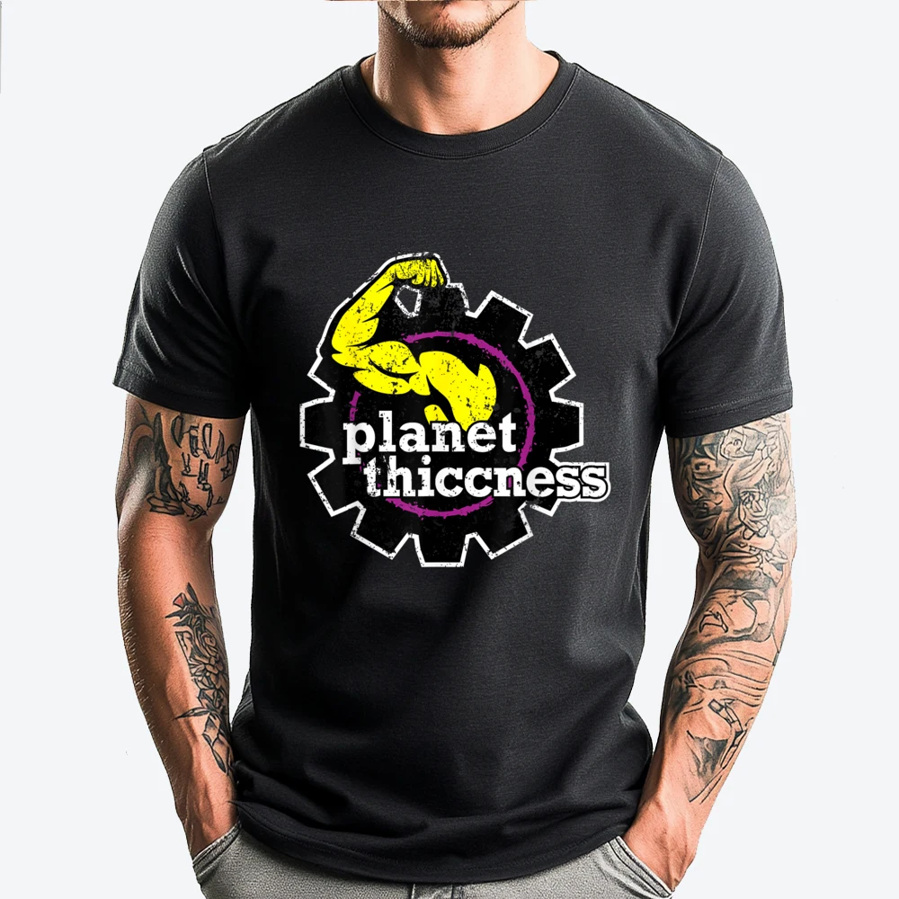 Planet Thiccness Gym Thickness Funny Joke Workout Lover Blank T Shirt 100℅ Cotton DURABLE Original Mens T-Shirts Casual
Planet Thiccness Gym Thickness Funny Joke Workout Lover Blank T Shirt 100℅ Cotton DURABLE Original Mens T-Shirts Casual
