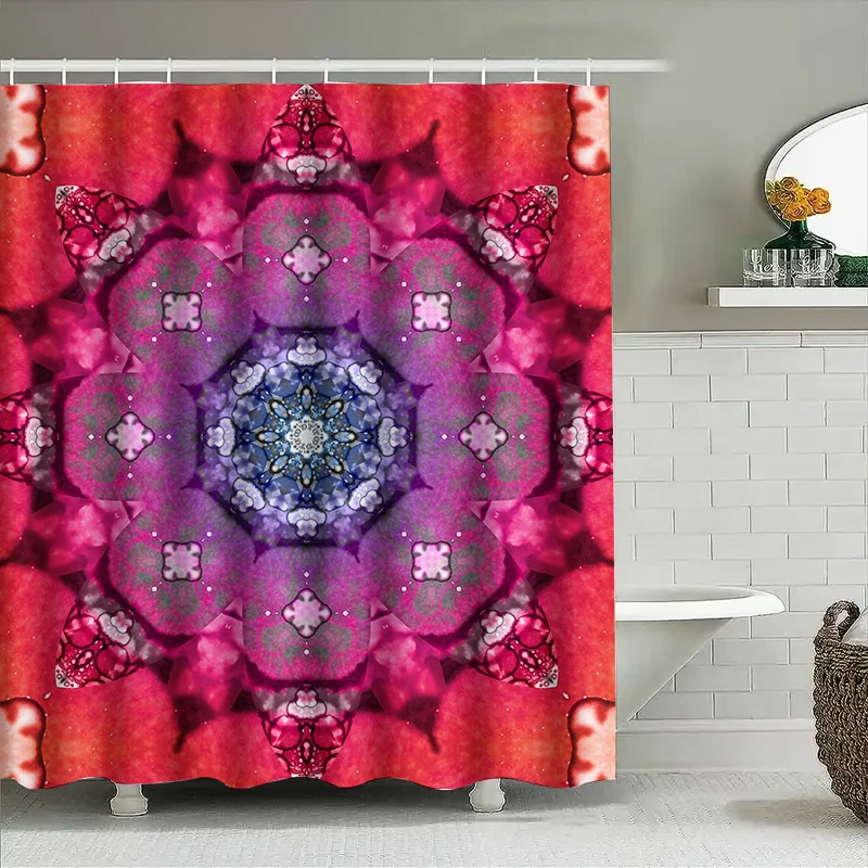 Luxury Flower Shower CurtainPink Purple Blue White Mandala Print Bathroom Decor Waterproof Custom Size Modern Home Decor
Luxury Flower Shower CurtainPink Purple Blue White Mandala Print Bathroom Decor Waterproof Custom Size Modern Home Decor