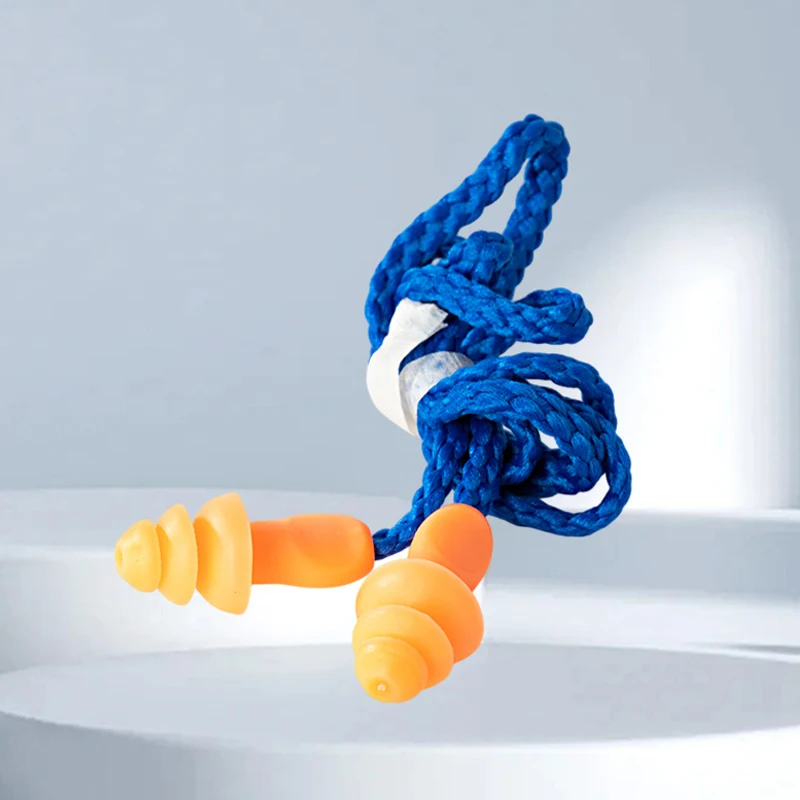 Noise Cancelling Sleeping Earplugs 5 Pairs of Earplugs Reusable Silicone Earplugs with String Banded Corded Ear Plugs Washable
Noise Cancelling Sleeping Earplugs 5 Pairs of Earplugs Reusable Silicone Earplugs with String Banded Corded Ear Plugs Washable