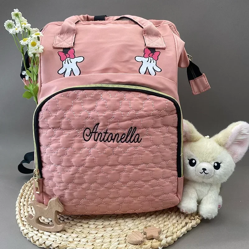 Custom Baby Name Mommy Backpack Multi-functional Double Shoulder Storage Diaper Bags for Outdoor Traveling Mom Gift 2025 New
Custom Baby Name Mommy Backpack Multi-functional Double Shoulder Storage Diaper Bags for Outdoor Traveling Mom Gift 2025 New