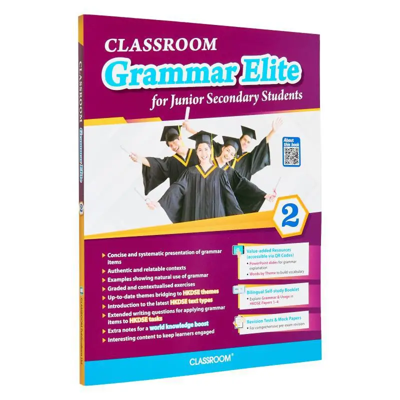 CLASSROOM Grammar Elite For Secondary Student 2 CLASSROOM ELT TEAM CLASSROOM 9789882314368 Book
CLASSROOM Grammar Elite For Secondary Student 2 CLASSROOM ELT TEAM CLASSROOM 9789882314368 Book