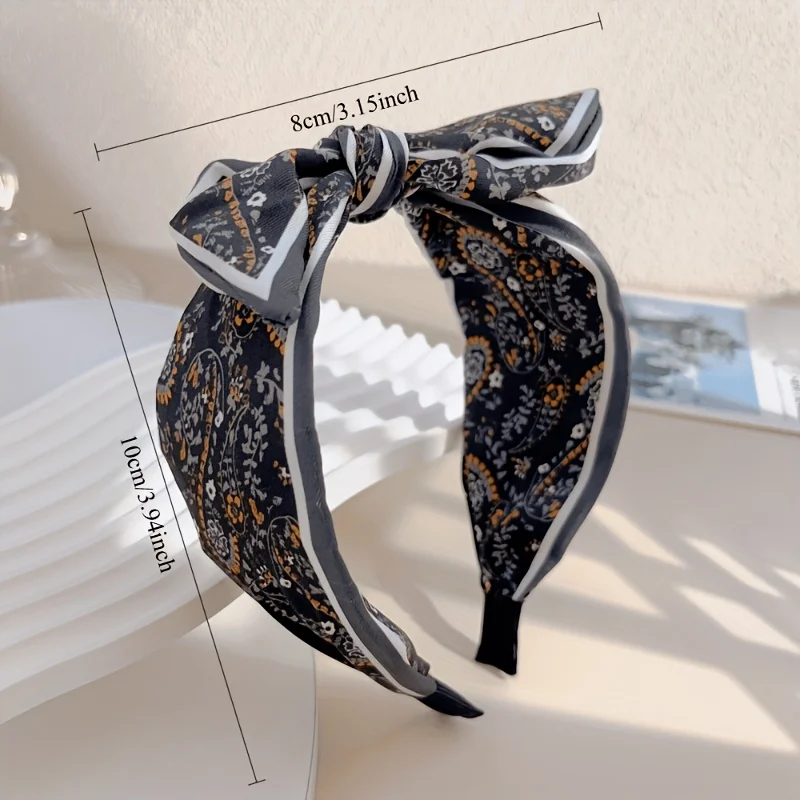 Gentle Wind Multicolor Floral Cashmere Hair Clip, Wide-Brimmed Hair Pin - Daily Outfit Ambience Enhancing Accessory
Gentle Wind Multicolor Floral Cashmere Hair Clip, Wide-Brimmed Hair Pin - Daily Outfit Ambience Enhancing Accessory