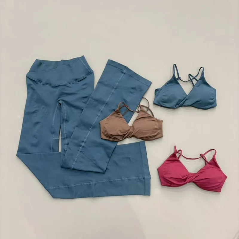 2Pcs Gym Sets Women Seamless Vision Twist Front Sports Bra And Cross Flare Leggings Yoga Tracksuit Fitness Workout Sports Suit
2Pcs Gym Sets Women Seamless Vision Twist Front Sports Bra And Cross Flare Leggings Yoga Tracksuit Fitness Workout Sports Suit