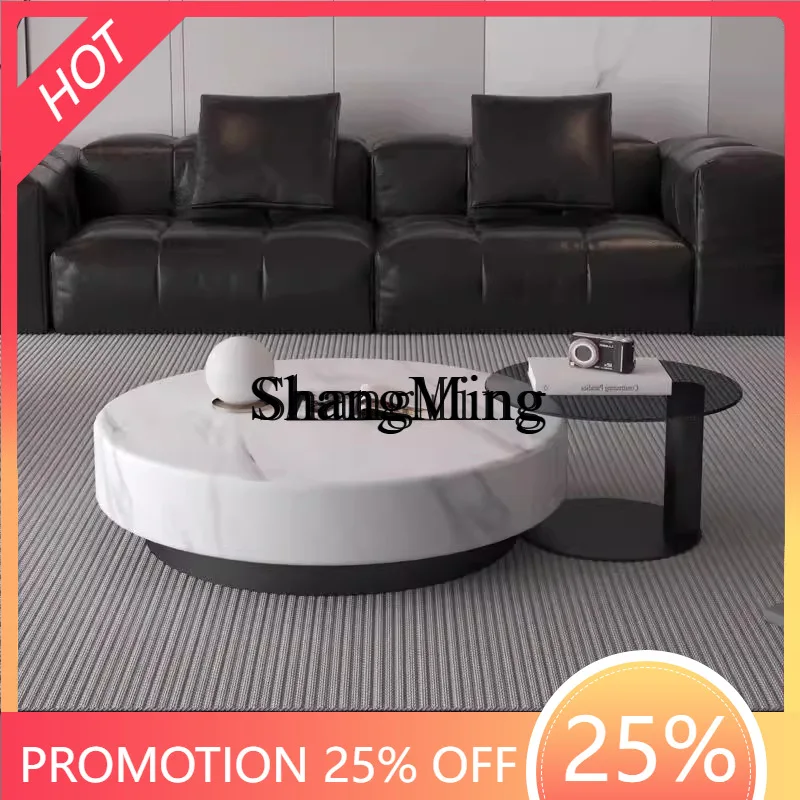 SM household new minimalist coffee table living room household round marble light luxury high sense
SM household new minimalist coffee table living room household round marble light luxury high sense