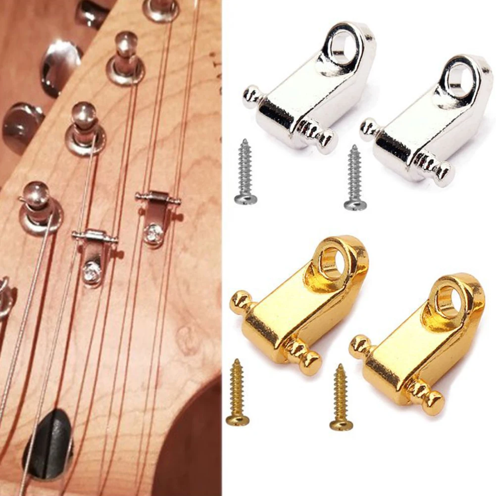 2 Sets String Press Guitar Roller Screws Retainer Retainers Mounting Tree Electric
2 Sets String Press Guitar Roller Screws Retainer Retainers Mounting Tree Electric