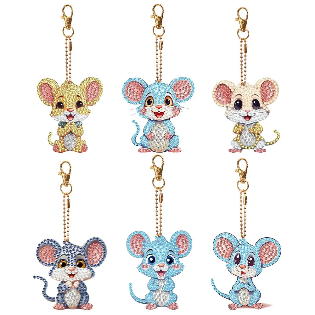 5D Diamond Painting Keychain Animal Series DIY Children's Diamond Painting Keychain Cartoon Animal Bag Charm
5D Diamond Painting Keychain Animal Series DIY Children's Diamond Painting Keychain Cartoon Animal Bag Charm
