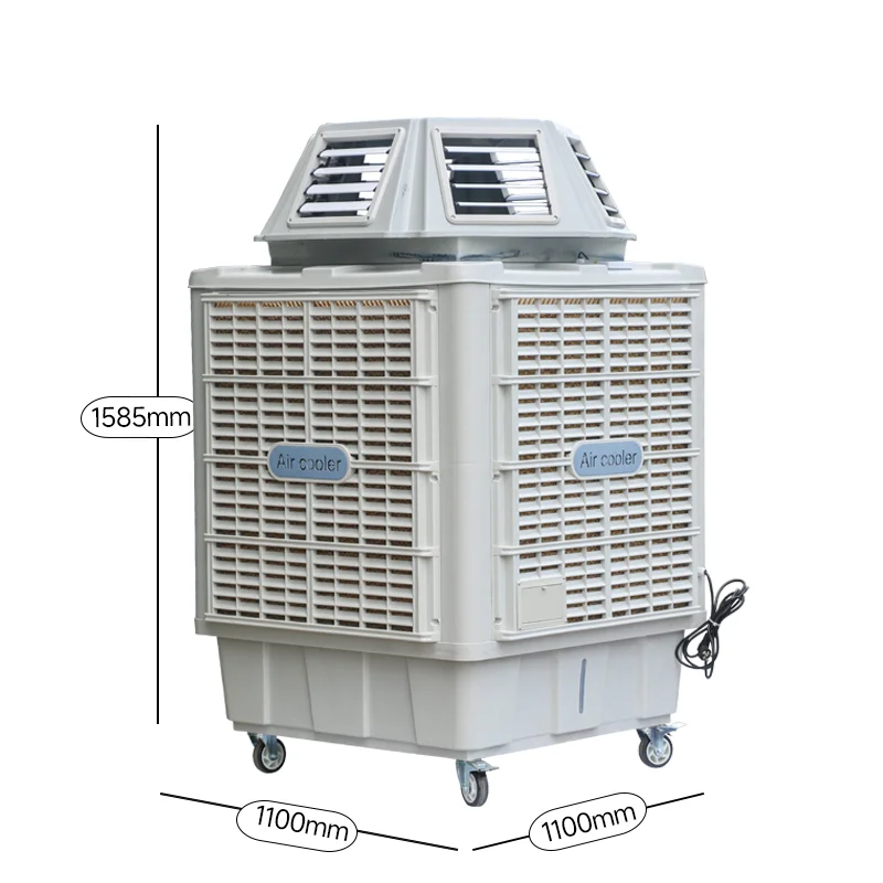 High Efficiency 25000CMH Evaporative Air Cooler, Ice Fan for Workshop, Cooling System, Pump Motor, Industrial Quality
High Efficiency 25000CMH Evaporative Air Cooler, Ice Fan for Workshop, Cooling System, Pump Motor, Industrial Quality