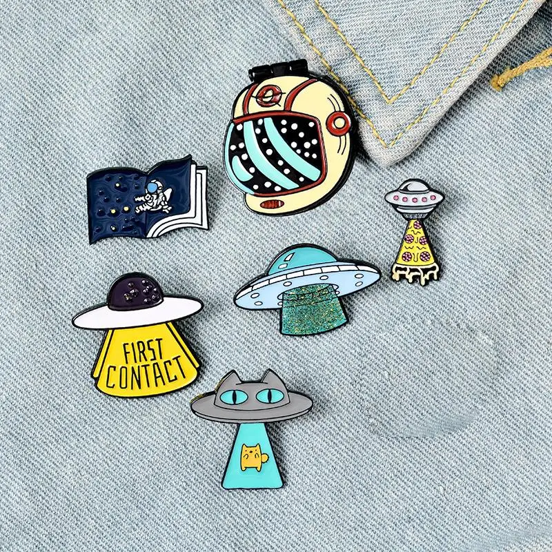 Curious Fantasy Enamel Pins Custom Cat Astronaut Book Brooches Bag Clothes Lapel Pins Space Universe Badges Kid's Jewelry
Curious Fantasy Enamel Pins Custom Cat Astronaut Book Brooches Bag Clothes Lapel Pins Space Universe Badges Kid's Jewelry