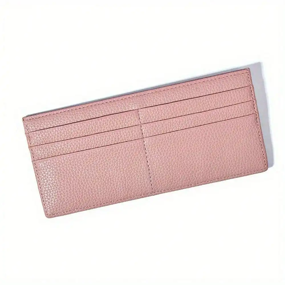 Women's Minimalist Solid Color Zipper Long Wallet, Slim Coin Purse, Classic Textured Carry All Purse
Women's Minimalist Solid Color Zipper Long Wallet, Slim Coin Purse, Classic Textured Carry All Purse
