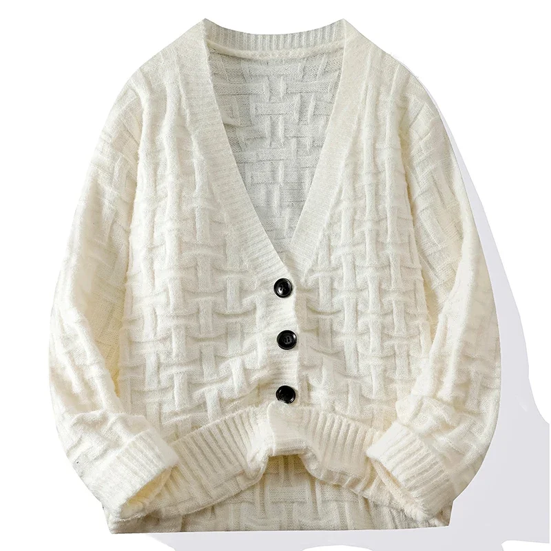 Sweater Men Autumn Winter Large Size Retro Lazy Trend Brand Fashion Crewneck Cardigan Thickened Bottom Knit Sweater Cardigan
Sweater Men Autumn Winter Large Size Retro Lazy Trend Brand Fashion Crewneck Cardigan Thickened Bottom Knit Sweater Cardigan