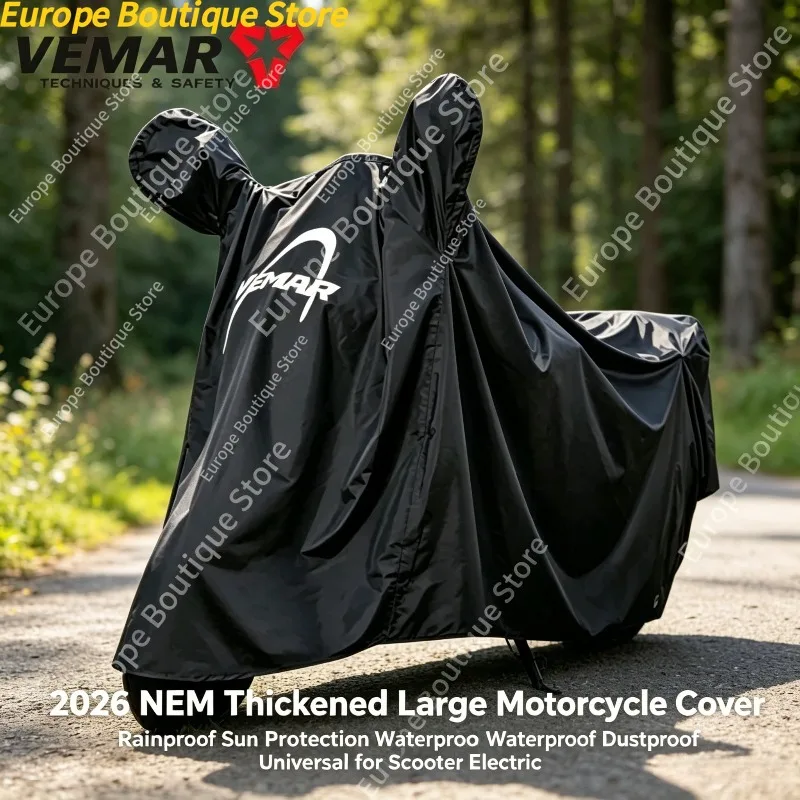 Universal Motorcycle Cover Thickened Large Waterproof Rainproof Sun Protection Dustproof For Scooter Electric Bike
Universal Motorcycle Cover Thickened Large Waterproof Rainproof Sun Protection Dustproof For Scooter Electric Bike