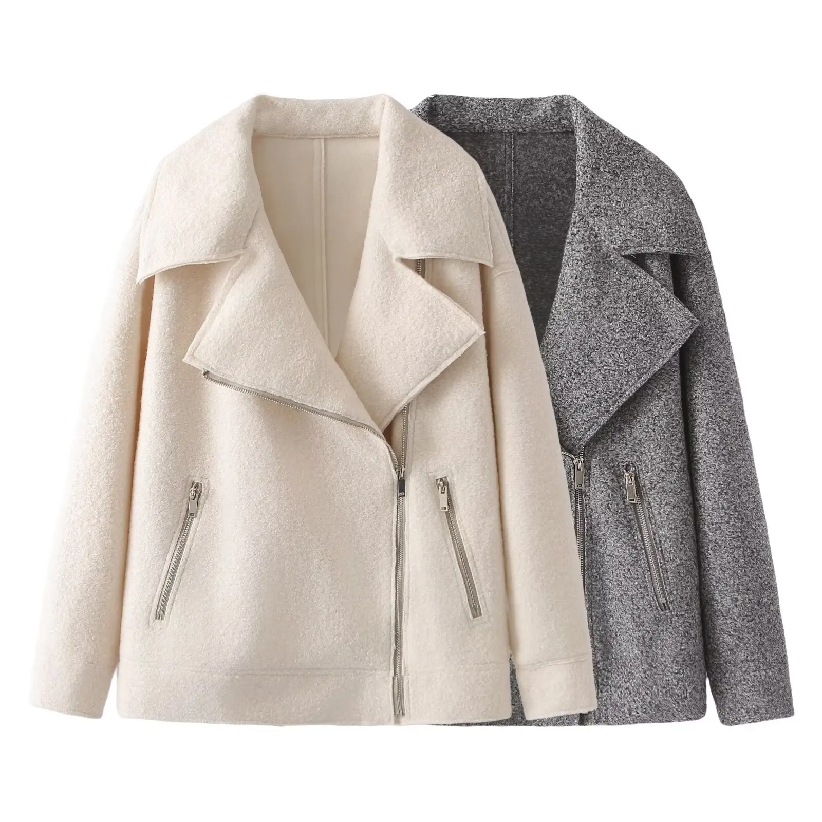 Jacket For Woman 2023 Winter Female Zipper Solid Oversized Warm Wool Jackets Girls Thick Asymmetrical Outwear
Jacket For Woman 2023 Winter Female Zipper Solid Oversized Warm Wool Jackets Girls Thick Asymmetrical Outwear